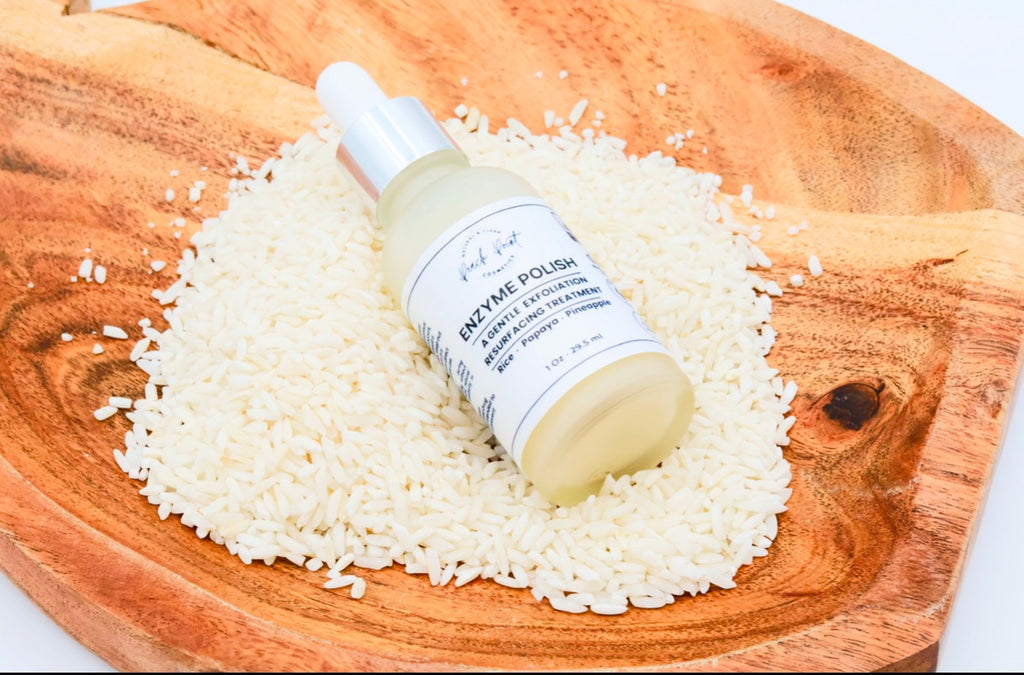 Enzyme Polish Rice, Papaya , Pineapple.