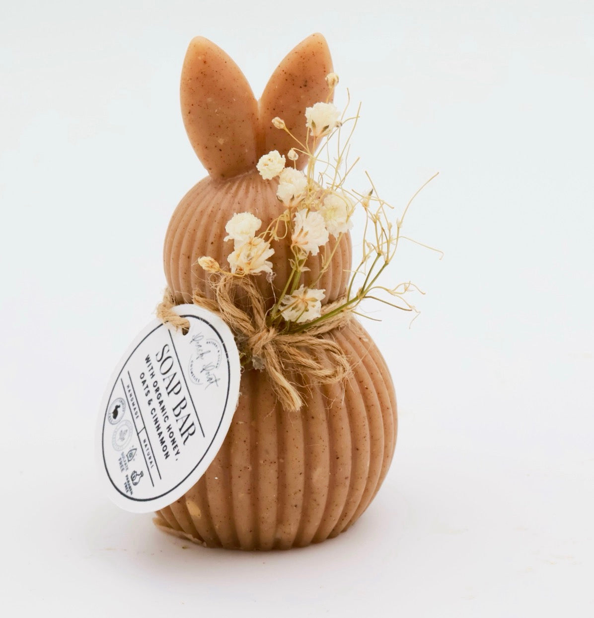 Soap Bar with Organic Honey, Oats, Argan & Cinnamon