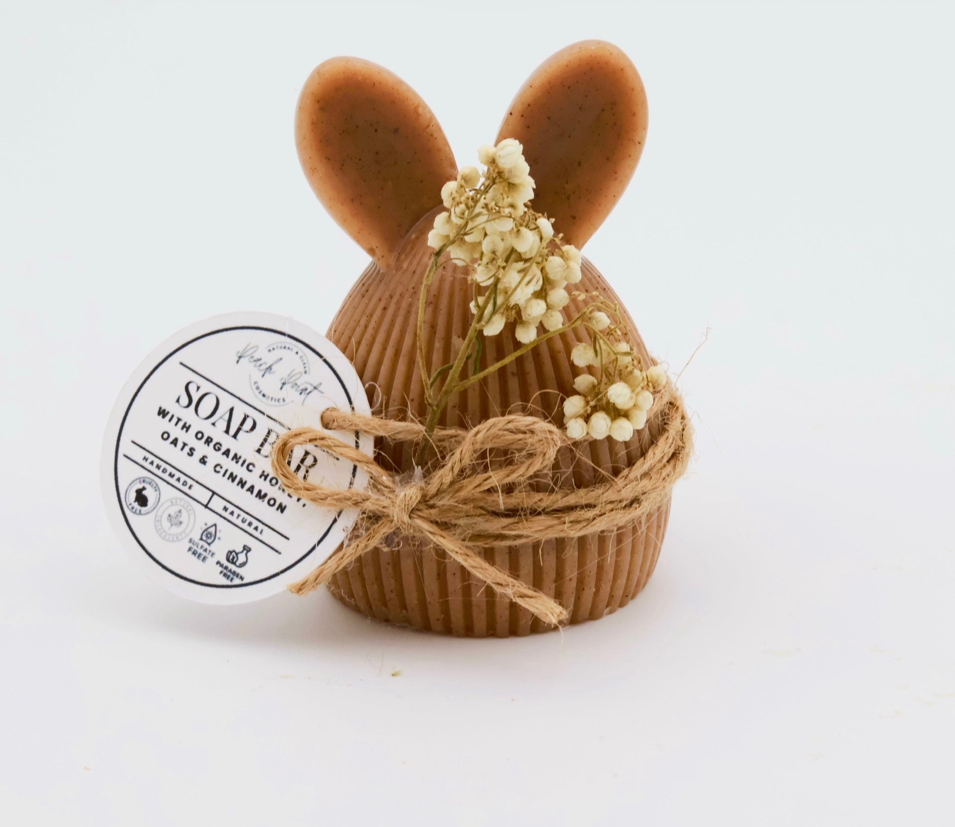 Soap Bar with Organic Honey, Oats, Argan & Cinnamon