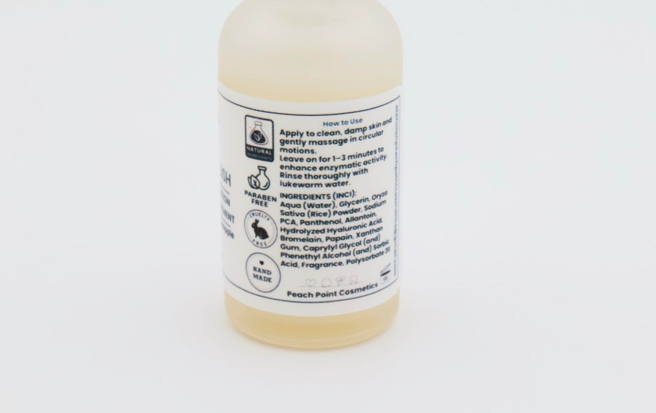 Enzyme Polish Rice, Papaya , Pineapple.