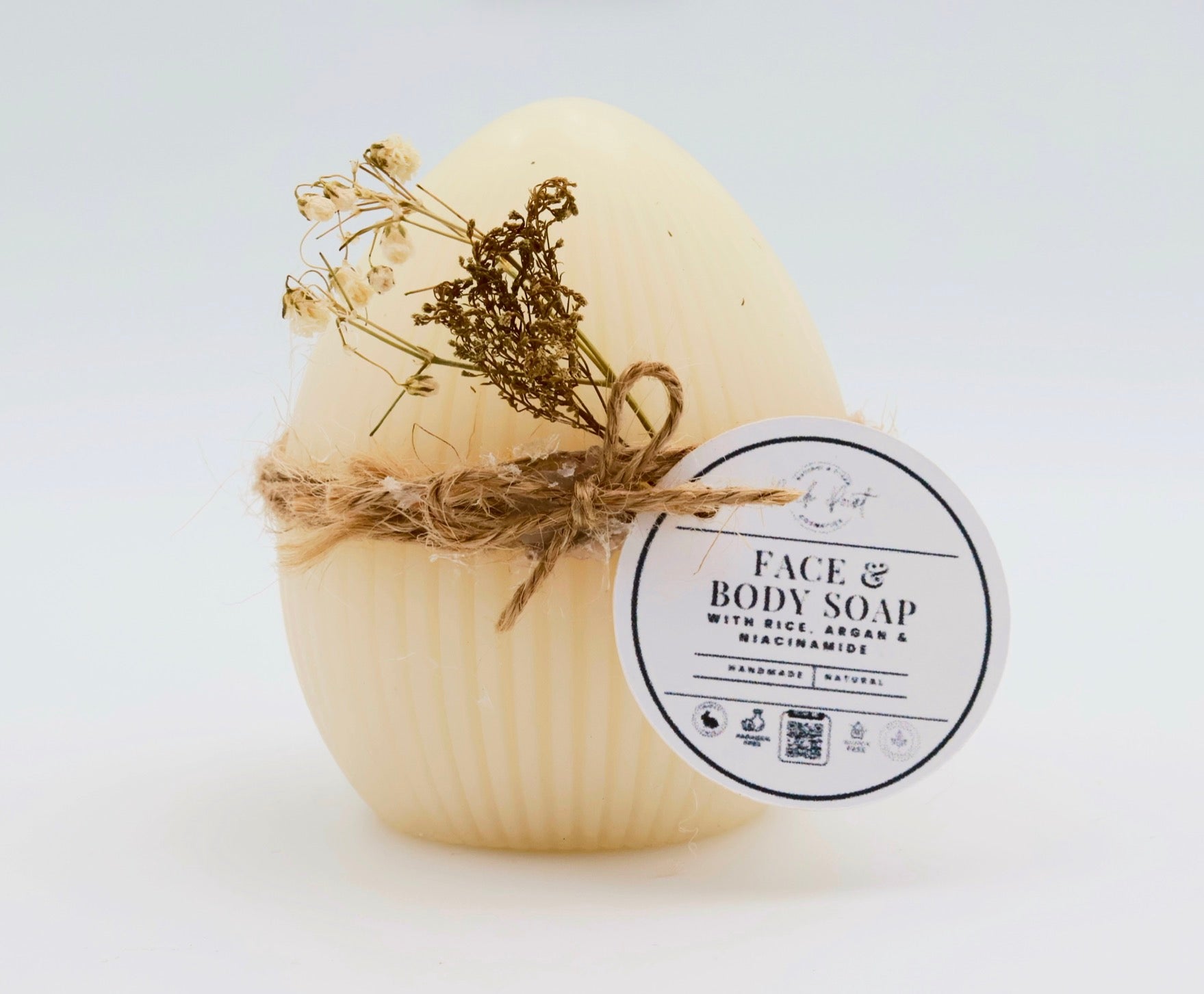 Face & Body Soap With Rice, Argan & Niacinamide